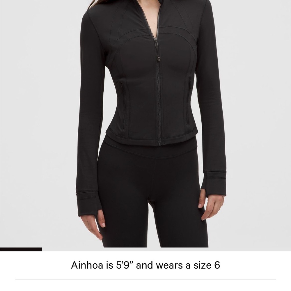 Lululemon cropped Define Jacket